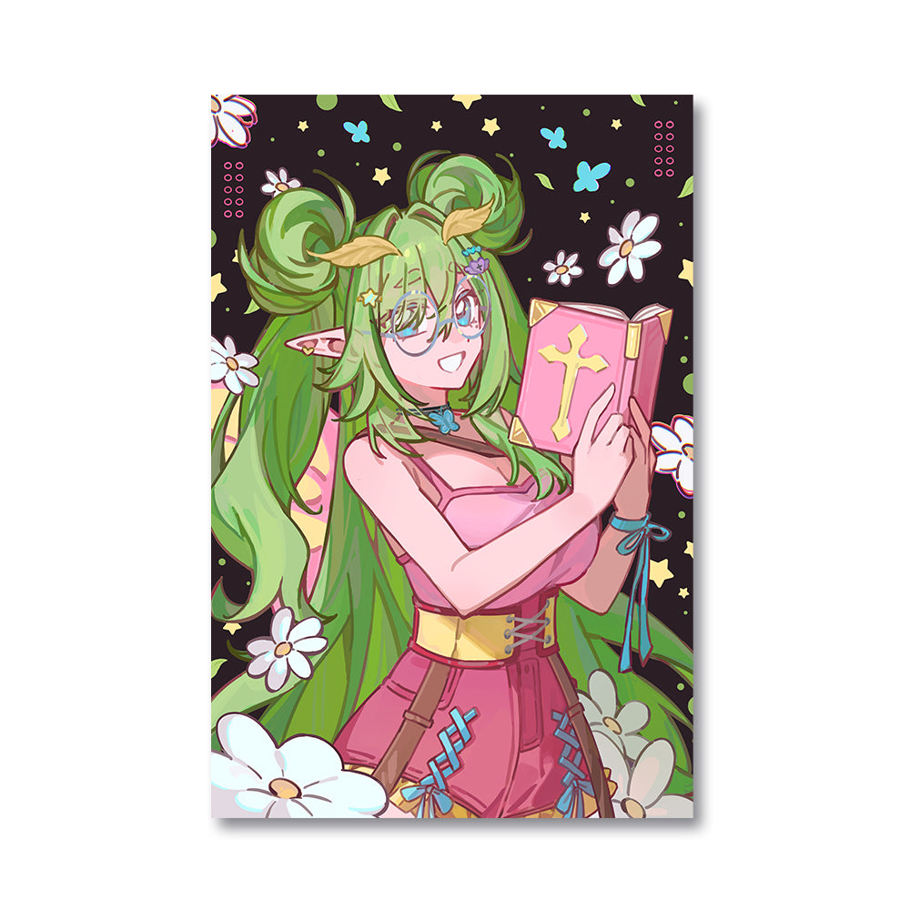 Rosy Fae Fairy Poster