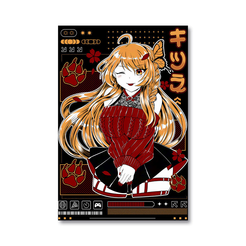 FindingANest Cozy Kitsune Poster