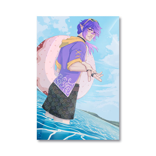 VaughnIXI Beach Day Poster