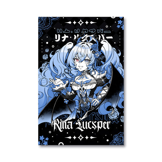 Rina Lucsper "Ojou Sloth Demon" Poster