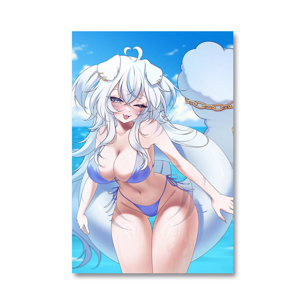 ren_agade_ Beach Day Poster