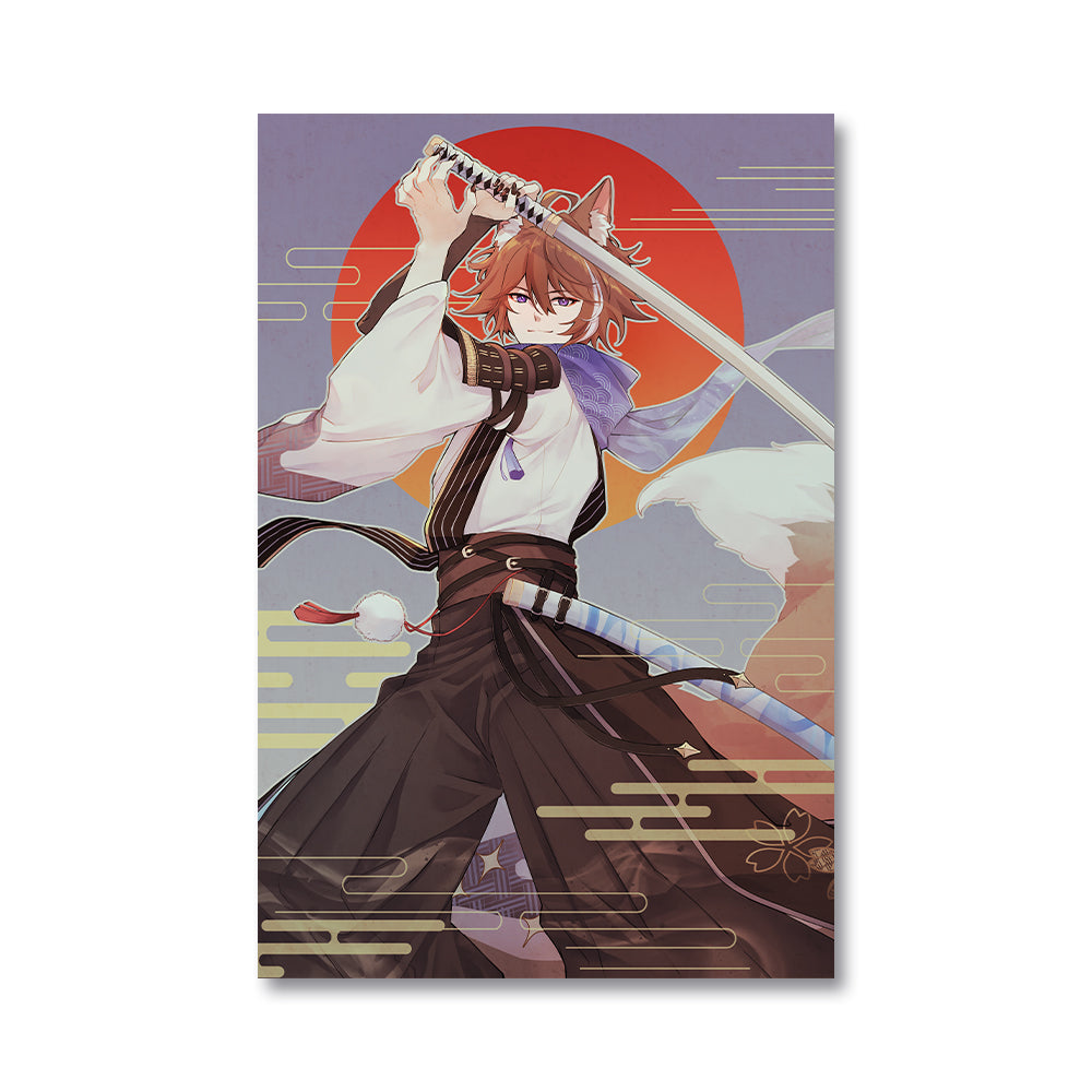 Kumotsune Art of the Sword Poster