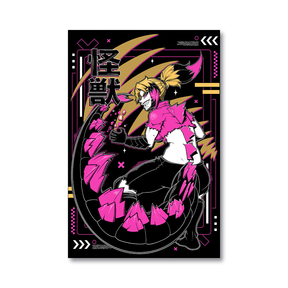 AmyZillaVT "Blonde Kaiju" Poster