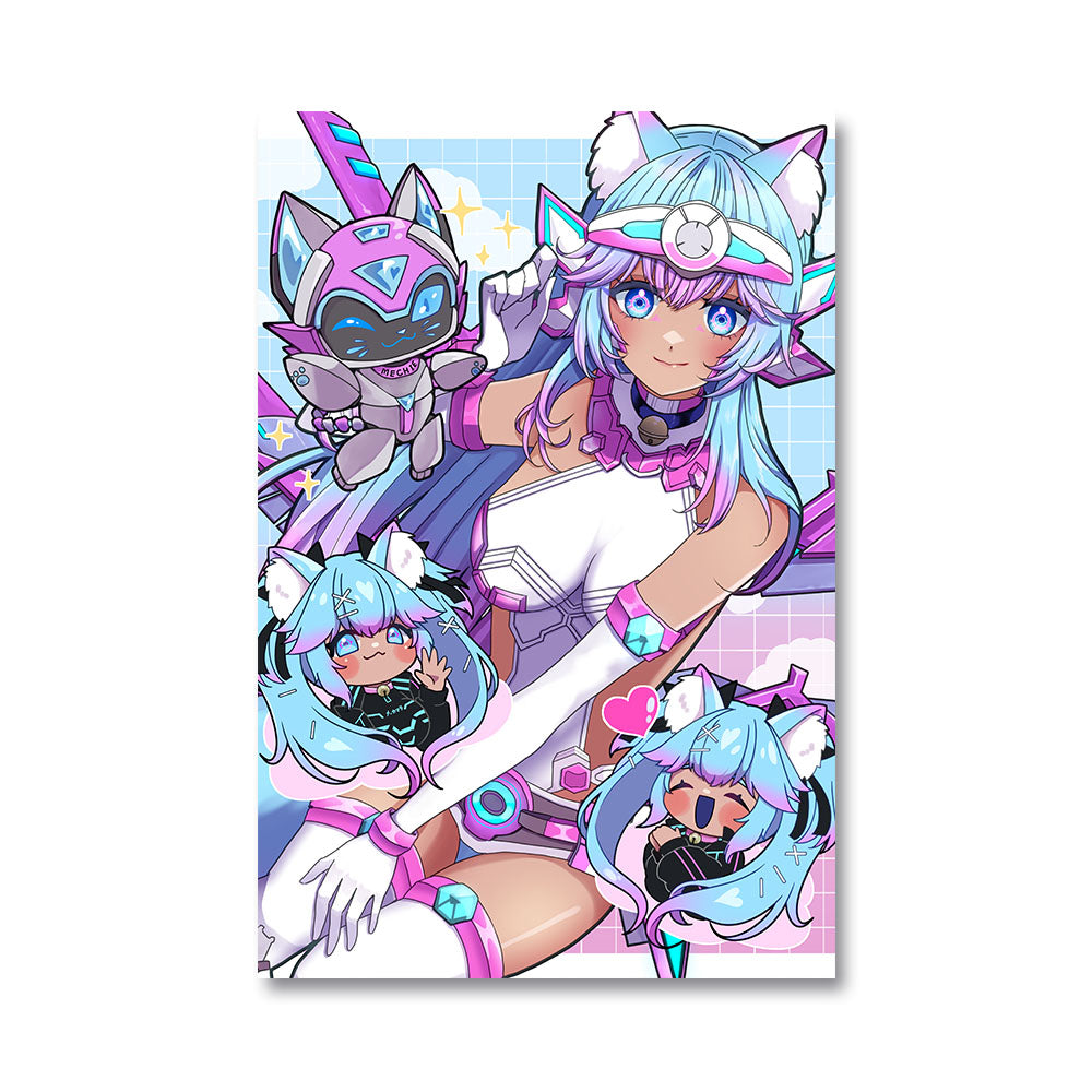 Mecha Mara "Yout Catgirl" Poster