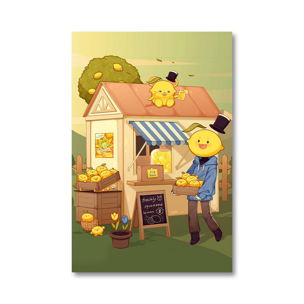 bigpapalemon Lemonade Stand Poster