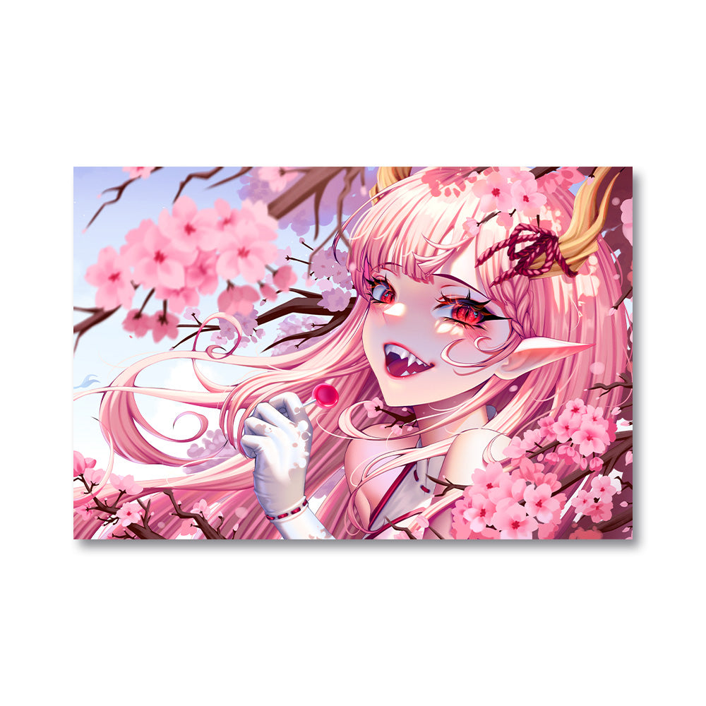 Delphita Sakura Pop Poster