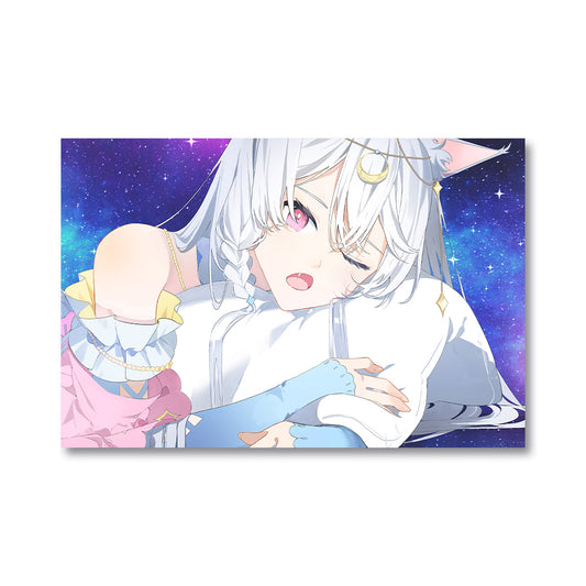 Yueho Moon Cat Poster