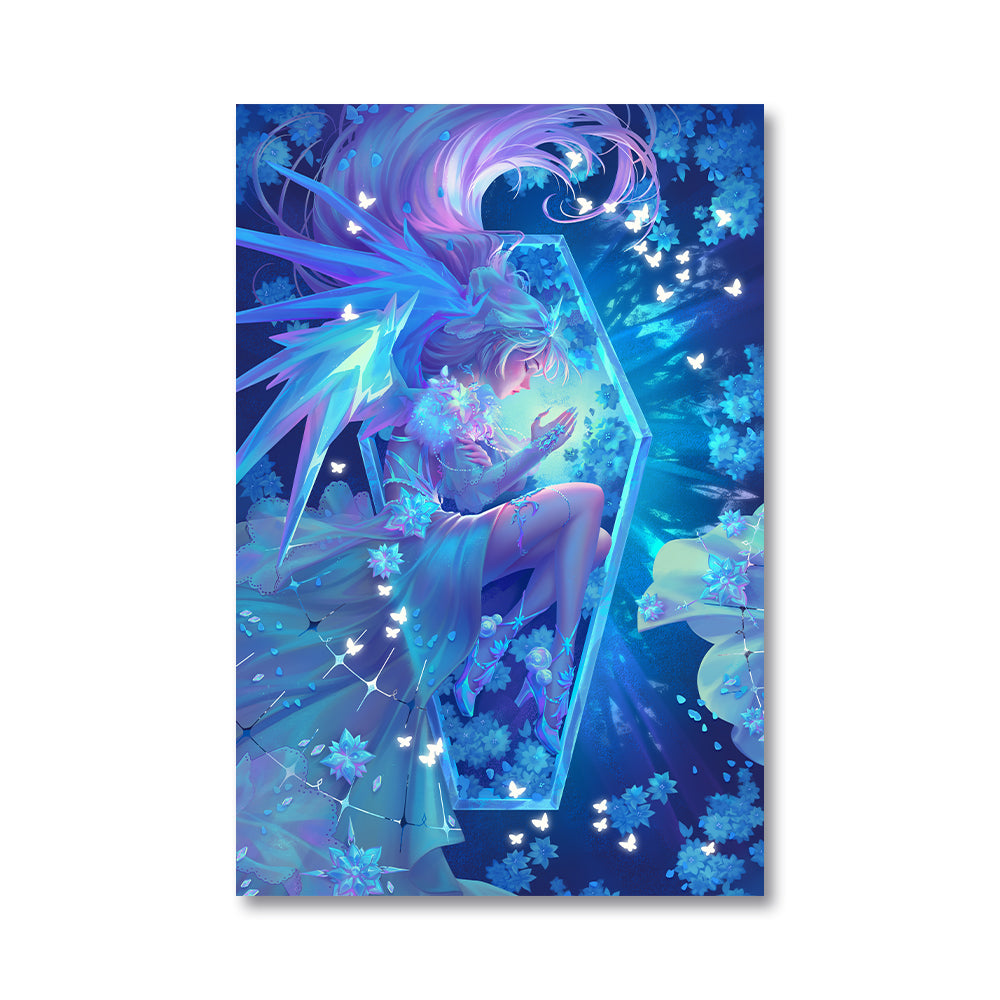 Icylilia Among the Flowers Poster