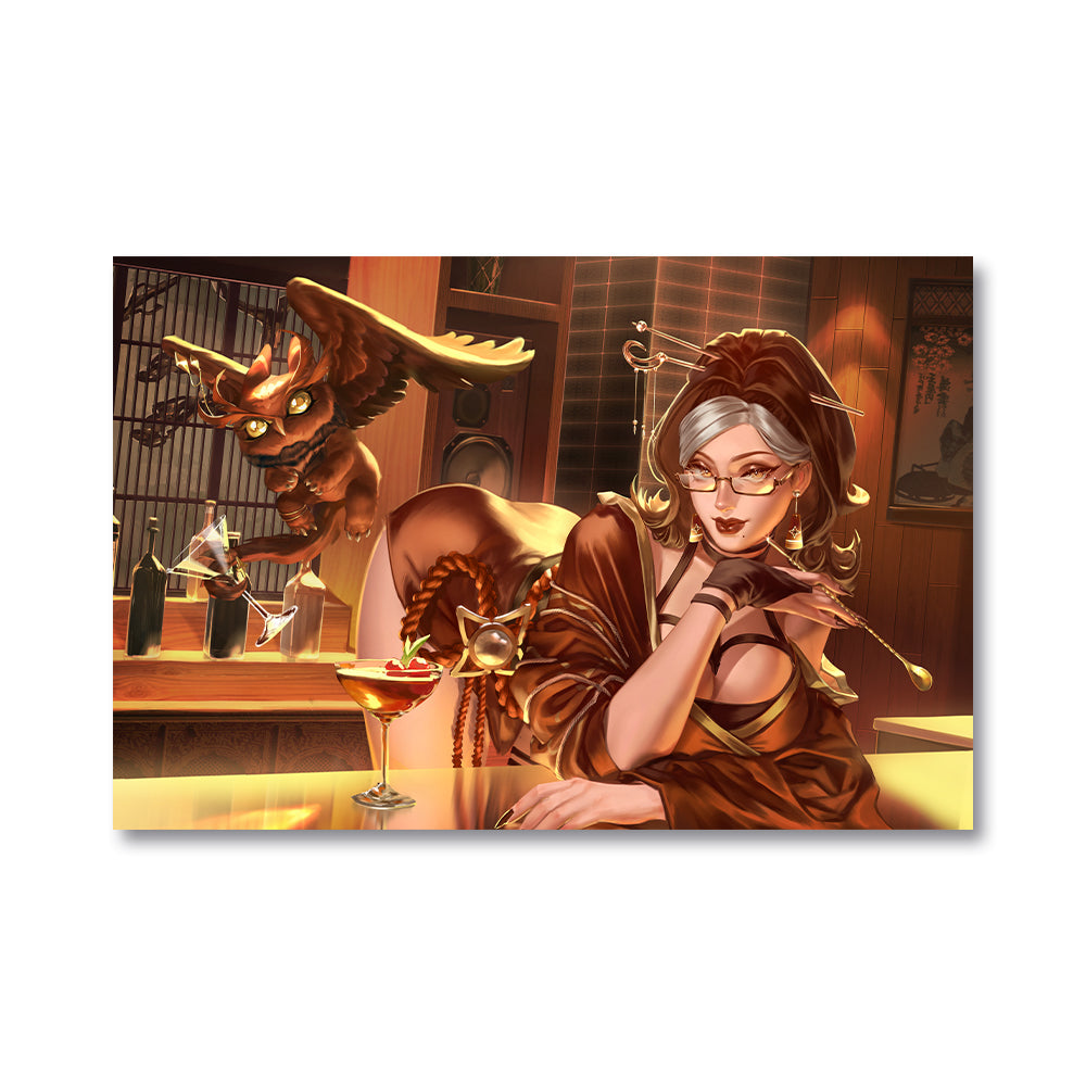 Kavalliere Lady at the Bar Poster