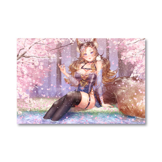 peachesvtuber Cherry Blossoms Poster