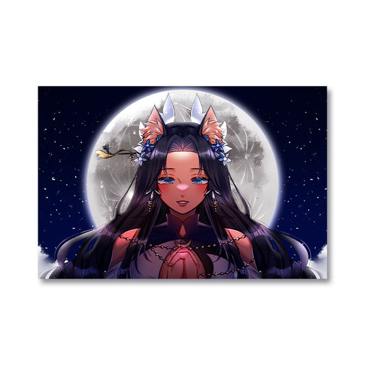 KasumiOkamiVT Wolf Moon Poster