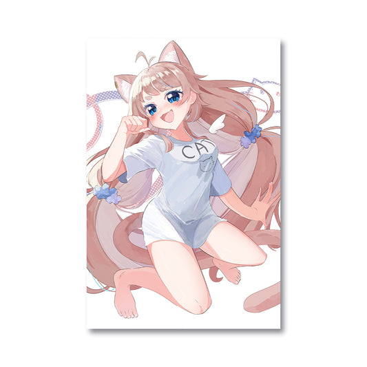 Fuwa No Pant Cat Poster