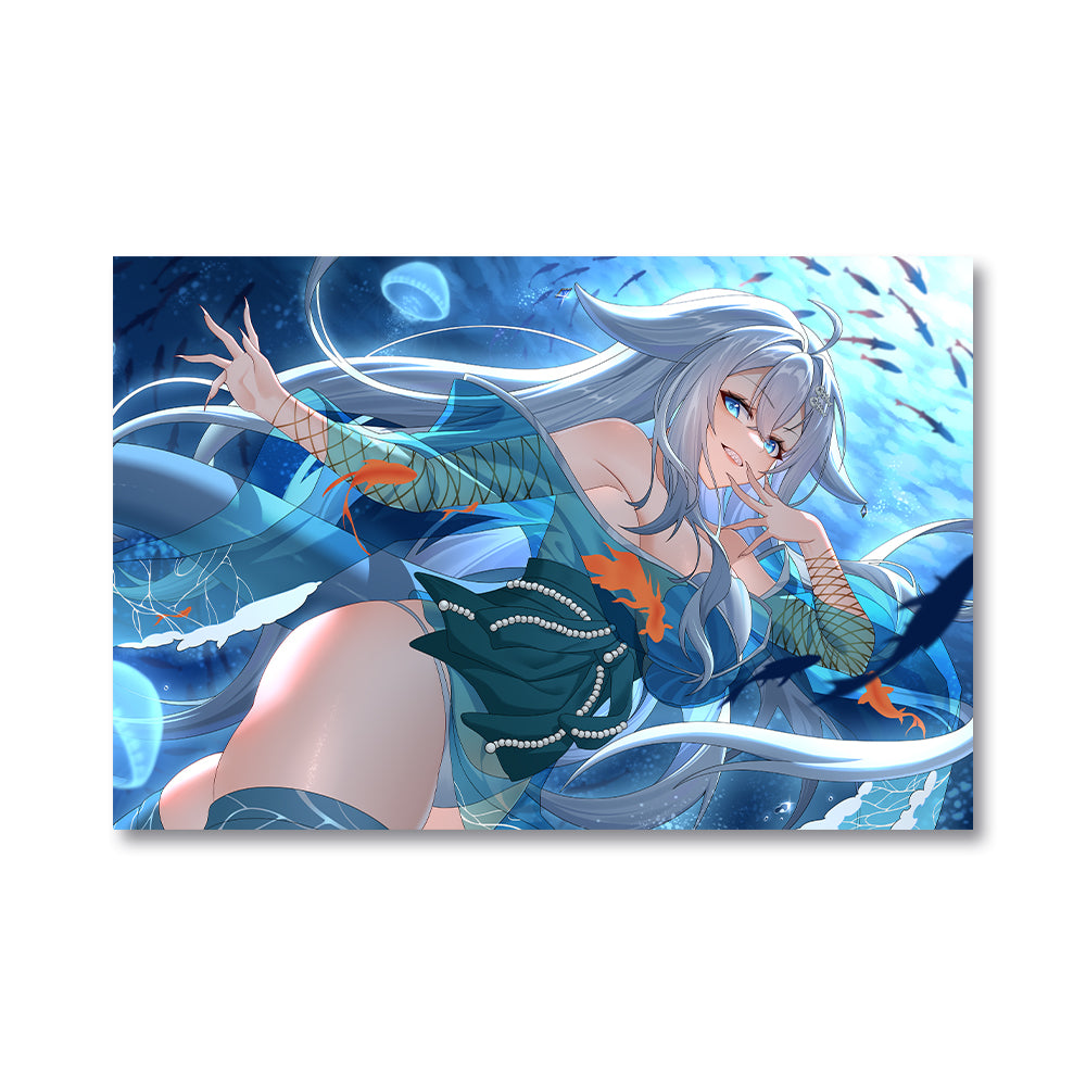 Gracelashnark Seafoam Kimono Poster