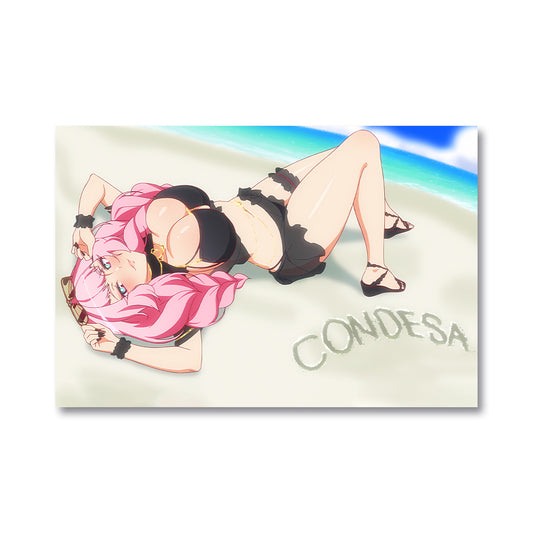 Condesa Sun Bathing Poster