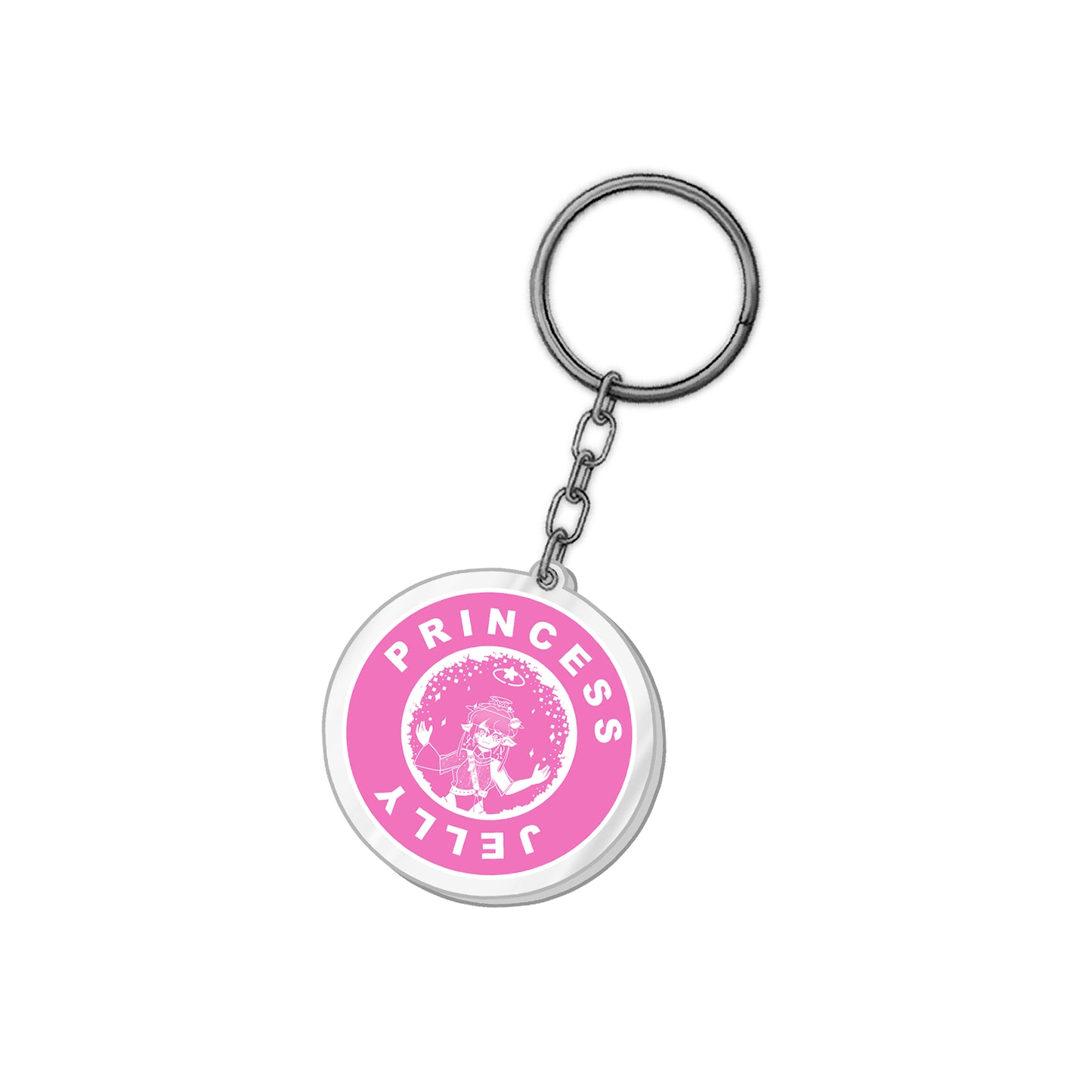 Princess Jelly "Royal Stamp" Keychain