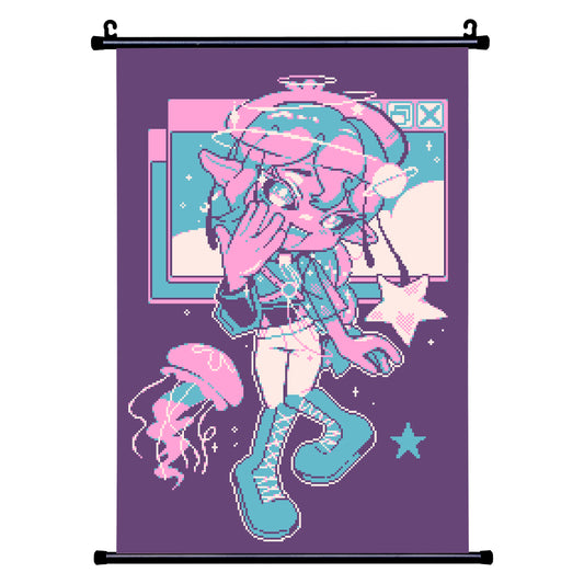 Princess Jelly "Y2K Chibi" Wall Scroll
