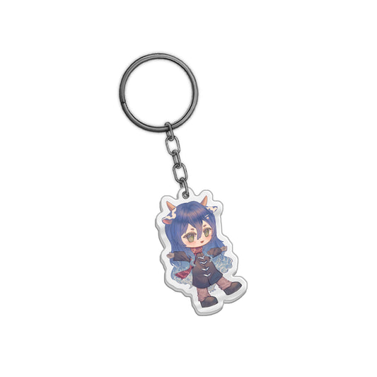 PuddleCow 'Bundled Up' keychain