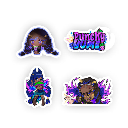 punchyyume "Little God" Sticker Pack
