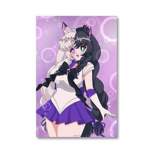 QueenRhaena Magical Girl Poster