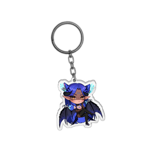 Queenie "Waiting" Keychain
