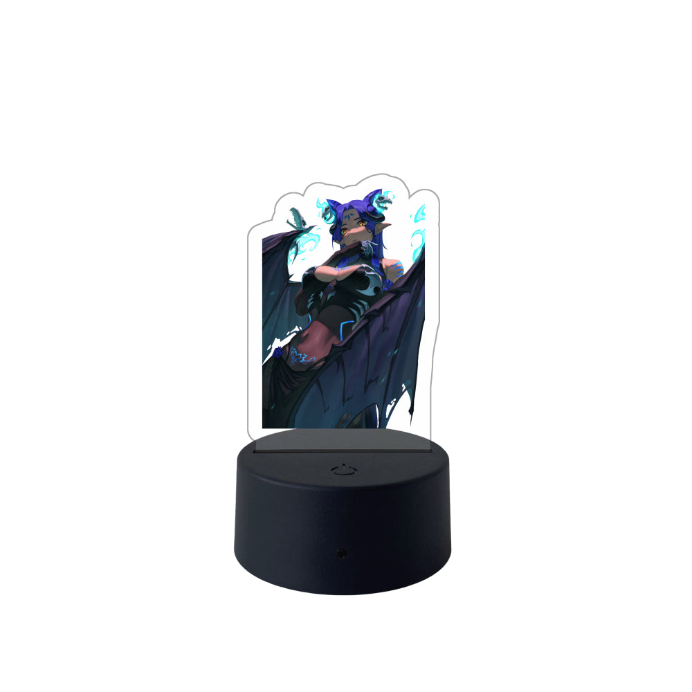 Queenie "Dark Side Succubus" LED Desk Lamp