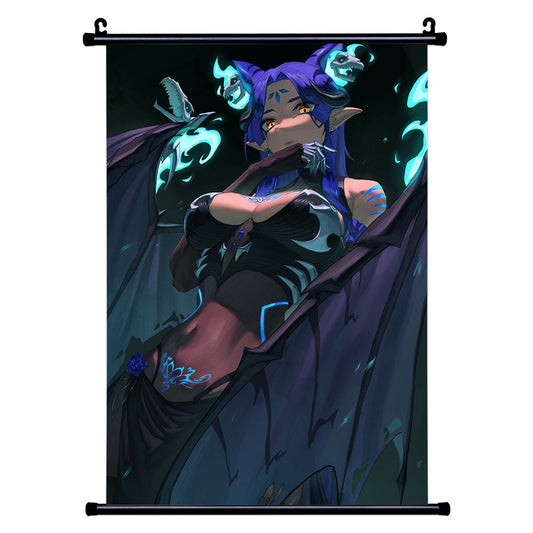 Queenie "Dark Side Succubus" Wall Scroll