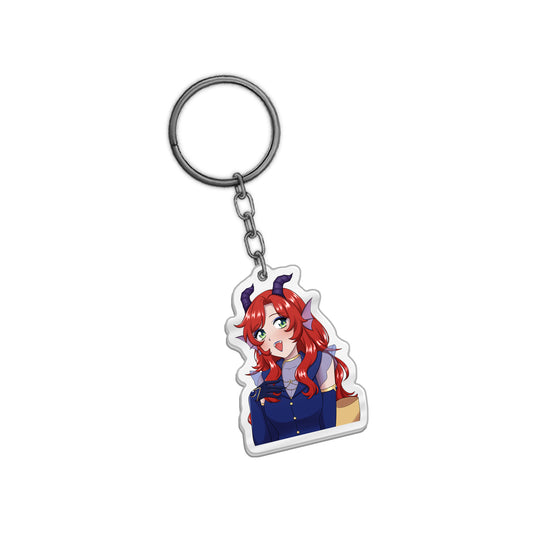 RaptorChan '90s Star Glitter' Keychain