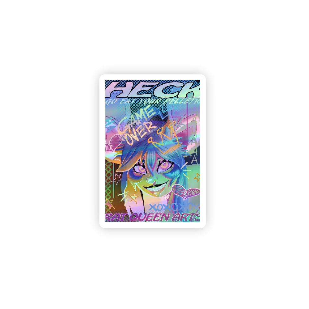 RatQueenArts Holographic Sticker