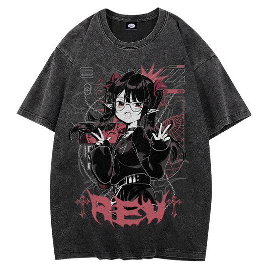Rev Grunge Acid Wash T-Shirt