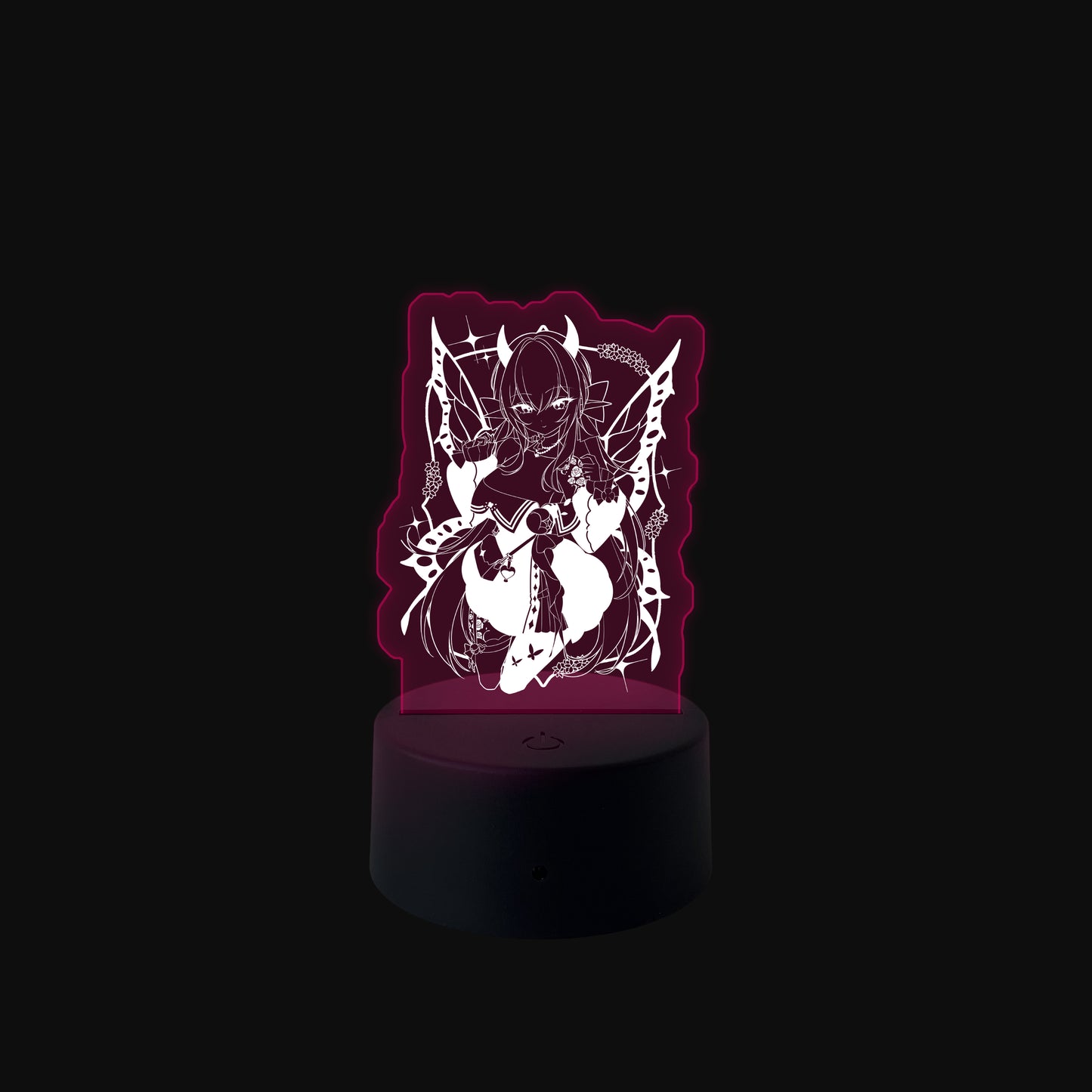 Rheyaheart 'Pretty in Pink' LED Desk Lamp Standee