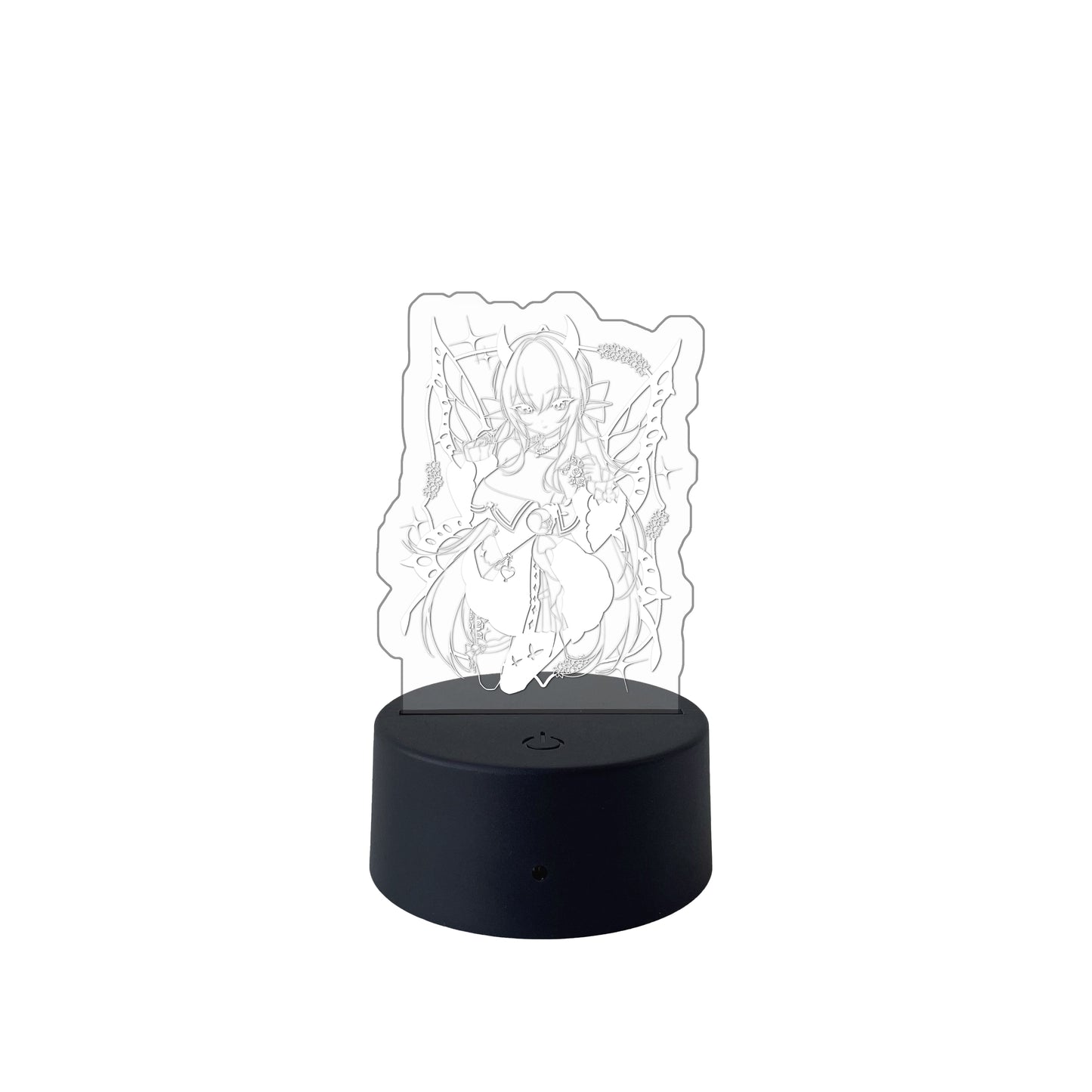 Rheyaheart 'Pretty in Pink' LED Desk Lamp Standee