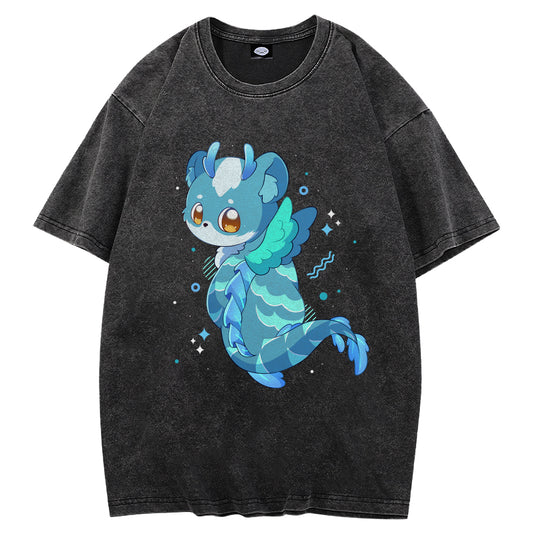 Rhiowmeow Acid Wash Shirt Campaign