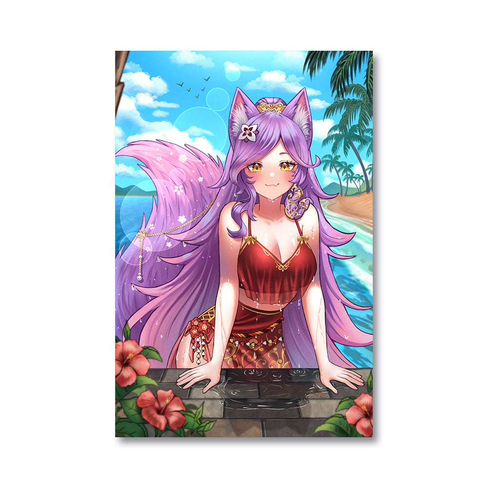 RinReeArts 'Blossoming Beginnings: Summer Breeze' Poster