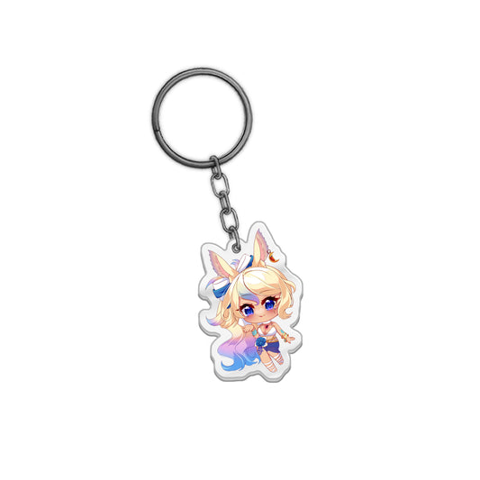 RinniBun "Summer Smooch" Keychain
