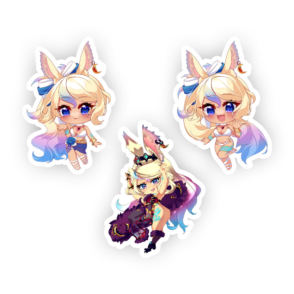 RinniBun "Moonlit Summer" Sticker Pack