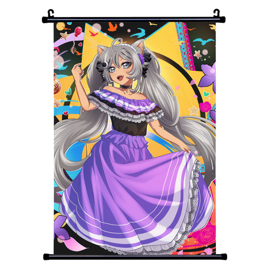 Rizu Mayonaka 'Caribe Gatita' Wall Scroll
