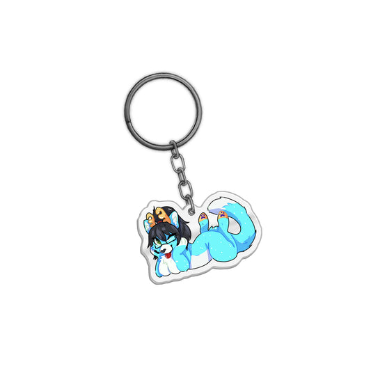 Robin Sashiko 'Rylie Vibes' Keychain