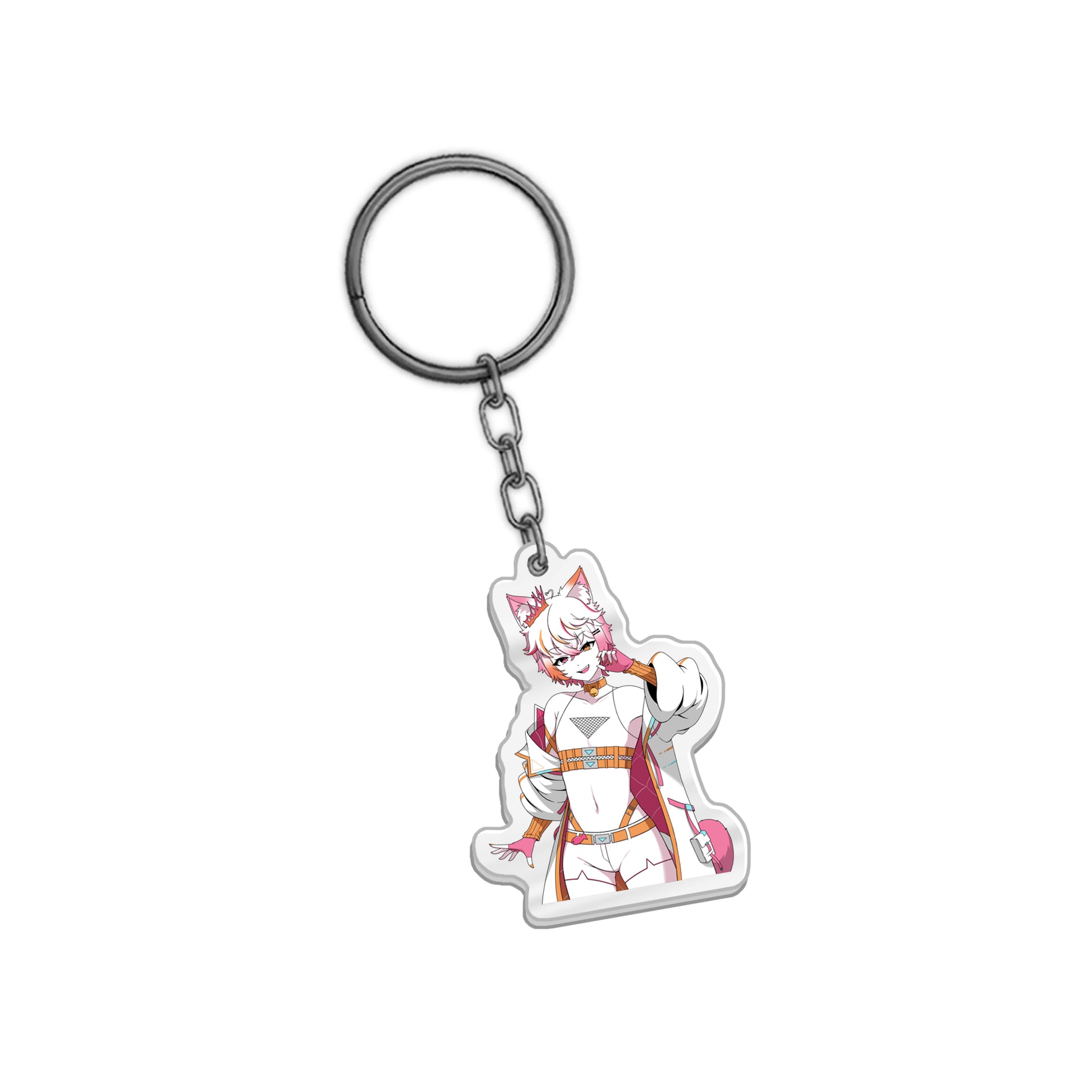 Rokiishi "Silly Catboy" Keychain