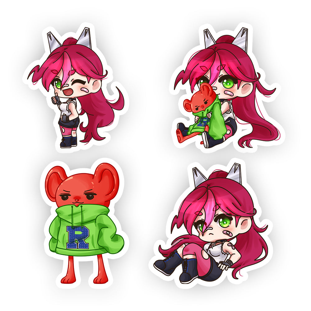RummytheBoss Chibi Sticker Pack – UwU Market