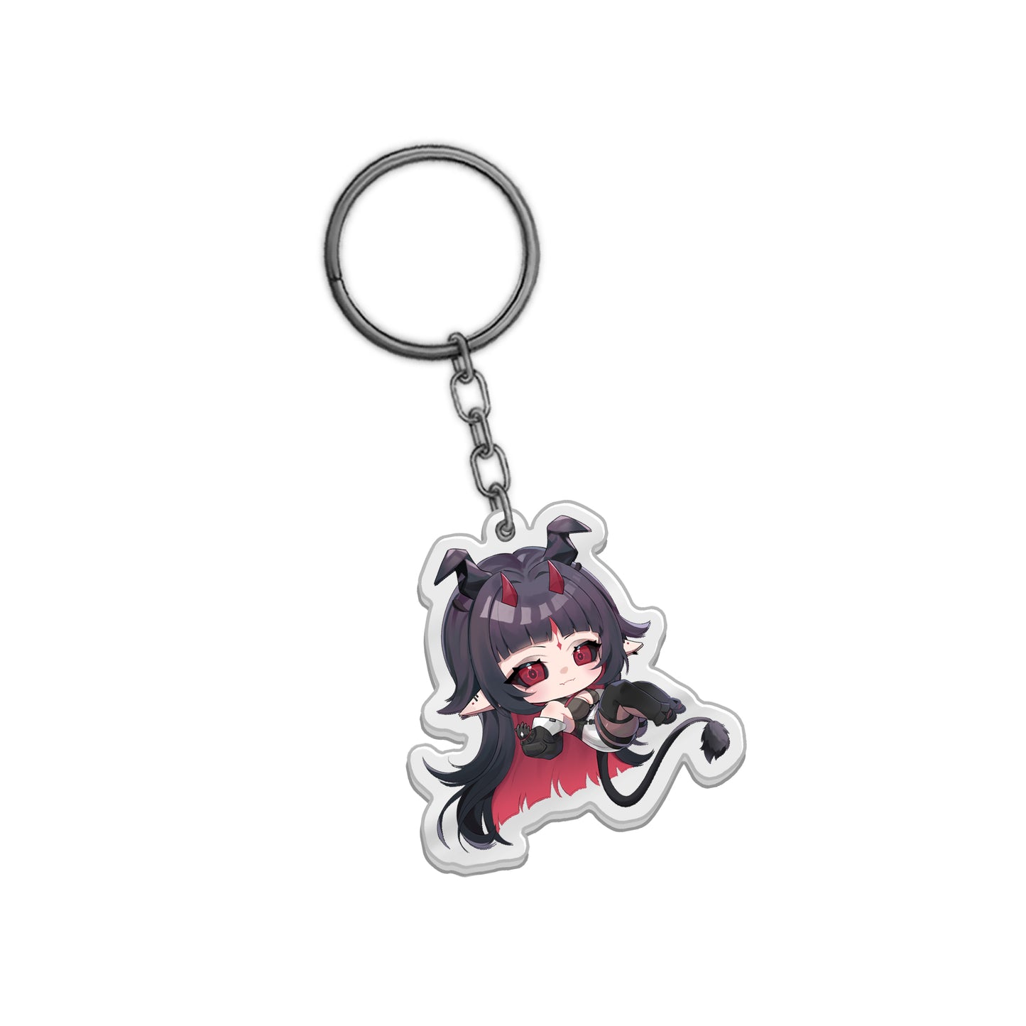 Sad Bunni "Demone Lord" Keychain