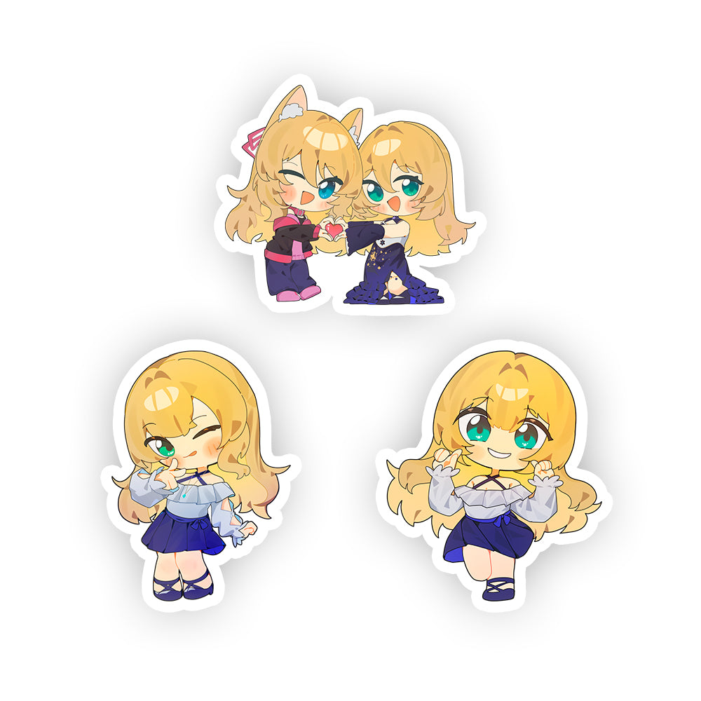 SakuraTsubasa Chibi Sticker Pack