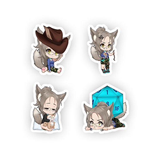 Sandy Lightning ‘Chibi Ways’ Sticker Pack