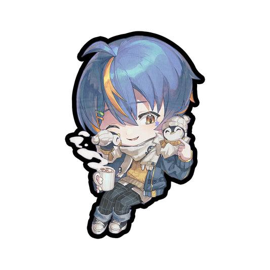 Sanguini Penguini "Hot Cup of Chocolate" Rug