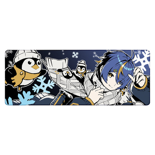 Sanguini Penguini "Winter Winds" XL Mousepad