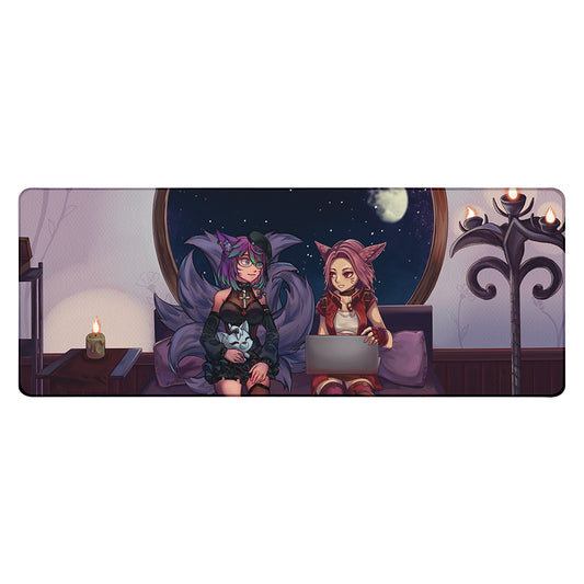 SarahAces "Moonlit Night" XL Mousepad