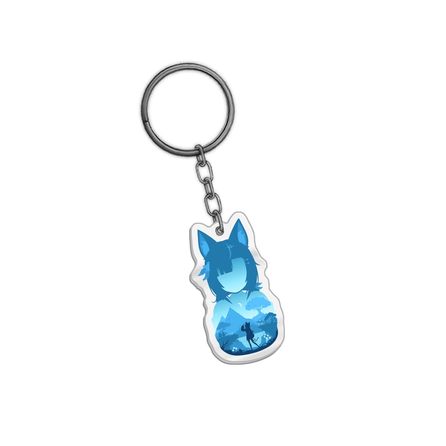 Shiho Litchi 'Guardian's Duality' Keychain