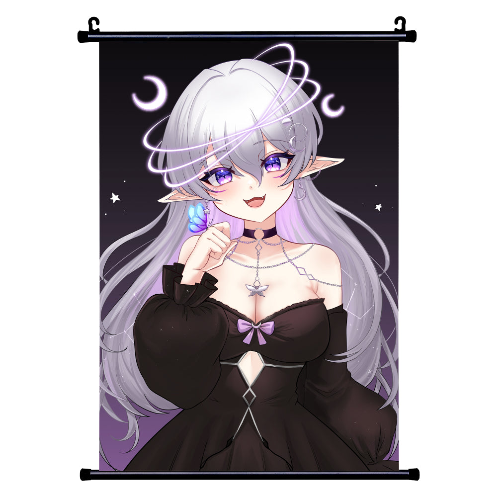 Shiori Aika "Crescent" Wall Scroll
