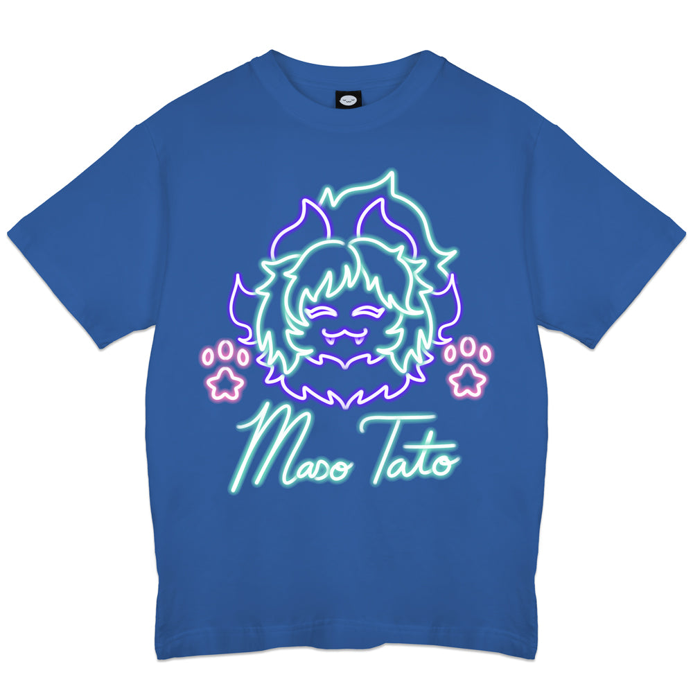 MasoTato Neon Light T-Shirt (Blue)