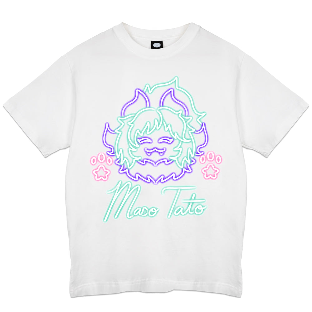 MasoTato Neon Light T-Shirt (White)