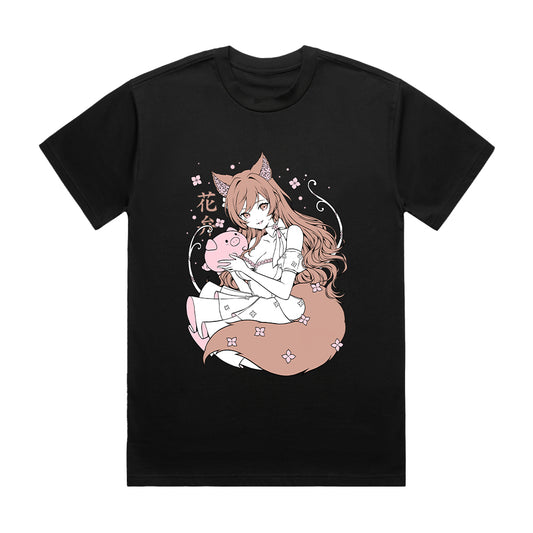 Lilpoogi Sakura Pig T-Shirt